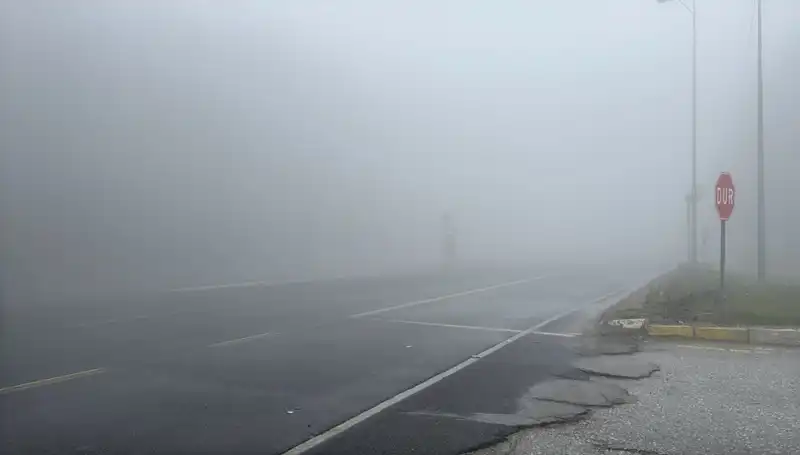 Bolu Dağı'ndaki Sis, Tatilcileri ve Sürücüleri Zorluyor
