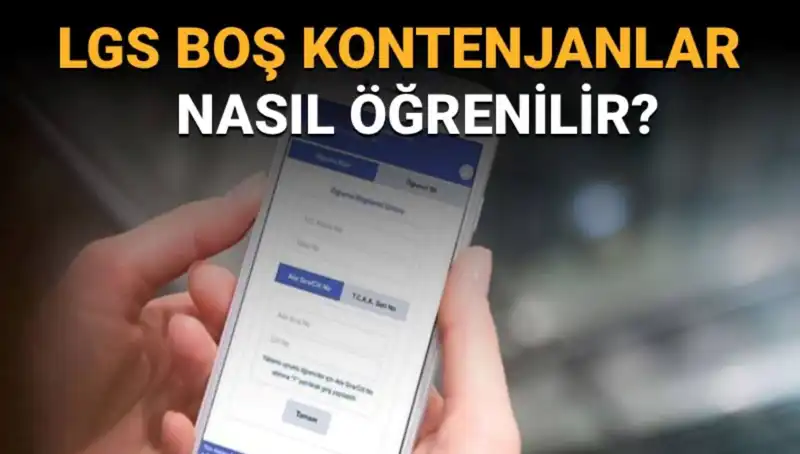 LGS Boş Kontenjan ve Taban Puanları: e-Okul Üzerinden Nasıl Öğrenilir?
