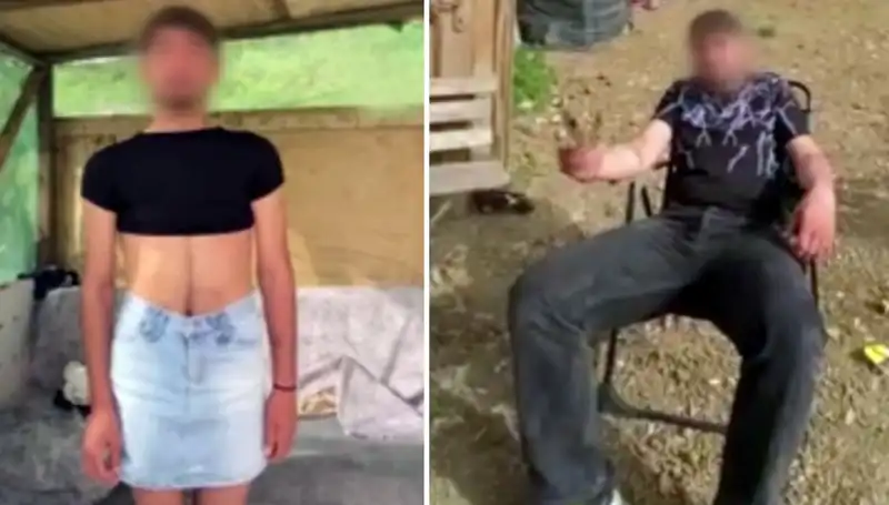 Hırsızları Yakalayıp Kadın Kıyafeti Giydiren Gençlerin Şok Eden Videosu!