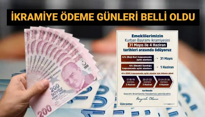 Emekli Bayram İkramiyeleri Ne Zaman Hesaplarda Olacak? Detaylar Burada!