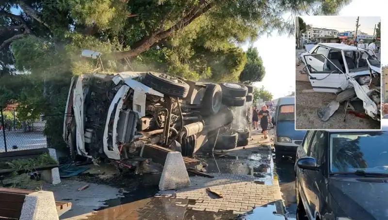 Freni Patlayan Kamyonun Trafik Işığındaki Otomobiller Üzerine Saldırısı