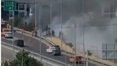 Anadolu Otoyolu’nda Korkutan Yangın: Sigara İzmaretinin Yaktığı Araçlar